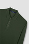 Men's Knitted Cotton Polo Shirt - 5