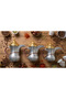 طقم دلة ألومنيوم حبّ الرمان – للزينة – 3 قطع - 4