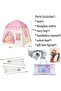 Children's Play Tent, Castle for Children, Princess Dream Castle Tent, with Carry Bag, Portable with - 2