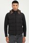 Men's Slim Fit Hooded Black Vest Coat