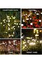 1 Set of 2 Solar Firefly Lights,Solar Lights Outdoor Waterproof,8 LED Solar Garden Lights for Garden - 5