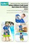 Kids Poncho Hooded Towel, Quick Dry Toddler Bath Towels, Beach Swimming Towels, Ultra Soft and Absorbent Children Bathrobe with Hood for Boys Girls Baby - 6