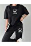 طقم بدلة رياضية للجنسين من Alt-Top Smile مطبوع - 3