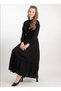 Girl's Long Linen Dress-Elb-3049-4979 - 6