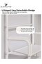 Coat Rack And 5-Layer Shoe Rack, With Hooks, Can Hang Clothes, Hats, And Shoe Racks For Shoes,White - 2