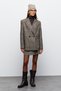Ekose Oversize Ceket - 7