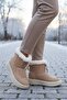 Mink Fur Lined Women's Boots 25003 Z