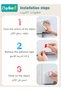 12-Piece Baby Safety Strap Locks Child Lock for Cabinets and Drawers, Toilet, Fridge & More. 3M Adhe - 8