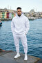 طقم رياضي رجالي شتوي بقلنسوة وقصة مريحة مع أطراف مطاطية - 3