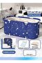 Foldable Bathtub Extra Large Freestanding Soaking Bathing Tub SPA Tub for Hot Ice Bath
