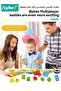 Expression Blocks Set with Clap Bell and 64 Cards, Face Changing Wooden Expression Matching Cubes Ga - 5