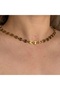Steel Button Necklace - 3
