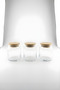 3-Piece Glass Storage Container Set 275 Cc - Food Preservation Jar with Vacuum Bamboo Lid - 5