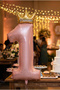 1 Year Old Birthday Balloon - Pink Giant Foil Balloon with Gold Crown and the Words'Princess' Written on It, 120 cm (48 Inches) - 5