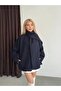 Buttoned Cashmere Jacket with Scarf - 4