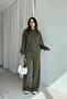 Women's Modal Long Sleeve High Waist Wide Leg Suit