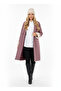 Women's Regular Jacket Collar Lined Buttoned Cashmere Coat - 5