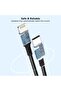 4-in-1 USB-C Multi Charging Cable, 3.93ft Nylon Braided - 4