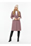 Women's Regular Jacket Collar Lined Buttoned Cashmere Coat - 2