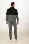 Men's Cotton Full Zip Hooded Tracksuit Set Anthracite M. 5287-A - 7