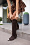 Smash Women's Brown Genuine Leather Suede Western Boots - 4