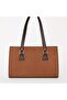 Tan Suede Women's Shoulder Bag - 3