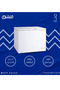 دانسات فريزر أفقى 300 لتر 10 قدم ابيض DAN1000CF - 4