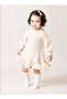 Girl's candy pom-pom puff dress - 4