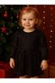 Girl's Colorful Sequin Velvet Dress - 2