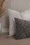 '' Pera'' Modern Patterned Chenille Woven Throw Pillow Cover - 8
