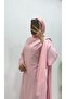 Drape Detailed Crepe Tail Hijab Dress - 4