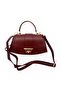 Oval Mold Gold Lock Detailed Women's Hand and Shoulder Bag - 7