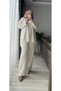 Yandan Buttoned Knitwear Set