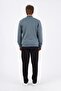 Fleece-Lined 3 Thread Winter Tracksuit Set Khaki 5721-H - 7
