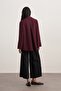 Women's Gabardine Culotte Pants Black - 6