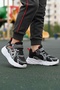 Black Red Velcro Boys' Sports Shoes Kelsy F - 3