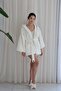 Wellsoft Plush Extra Soft Hooded Short Dressing Gown with Pocket Detail