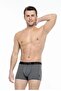 U.S. Polo Assn. Men's Black Anthracite and Uspa Printed 3-Piece Boxers - 5