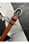 Lust Classic Patterned Women's Silver Buckle Belt Coat Belt Dress Belt Trouser Belt - 3