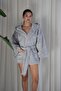 Wellsoft Plush Extra Soft Hooded Short Dressing Gown with Pocket Detail - 2