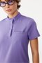 Cosmos Magenta Judge Collar Stretch Fabric Nurse and Doctor Uniform Set Scrubs Hospital Uniform - 4