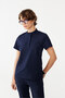 Cosmos Navy Blue Judge Collar Stretch Fabric Nurse and Doctor Uniform Set Scrubs Hospital Uniform