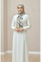 Cotton Silk Line Patterned Shawl