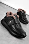 Idy Women's Genuine Leather Complete Inside Real Wool Sports Shoes Short Boots 4297 - 6