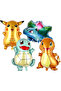 Pokemon Theme 6Th Birthday Curtain Balloon Set Pokemon Pikachu Bulbasaur Charmander Squirtle - 7