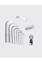 9 Pieces Allen Wrench Set Different Metric Sizes Practical Carry - 2