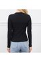Zenne Long Sleeve 100% Cotton Bodysuit Women Clothing Bodysuit Winter Black White Blue - 2