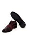 Bordo Color Lace-Up Genuine Leather Men's Shoes - 3