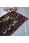 Tulip Patterned Brown Prayer Rug