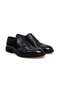 Black Color Lace-Up Genuine Leather Men's Shoes